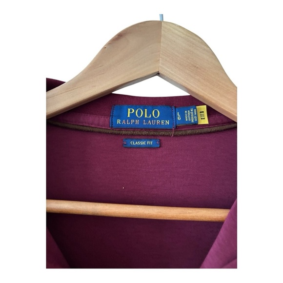 Polo Ralph Lauren Classic Fit Pima Soft-Touch Polo Shirt Long Sleeve Size L - Picture 5 of 8